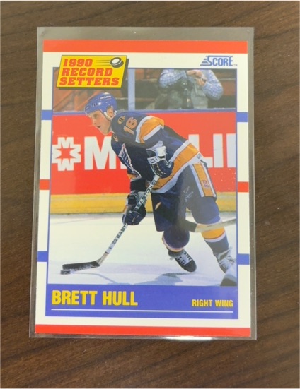 1990-91 Score #346 Brett Hull — front