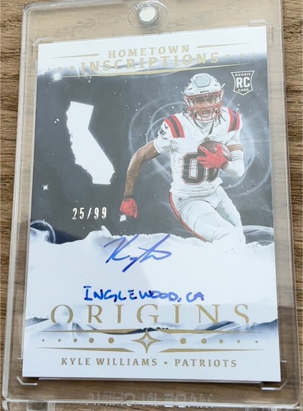 2025 Panini Origins Hometown Inscriptions #Kyle Williams — front