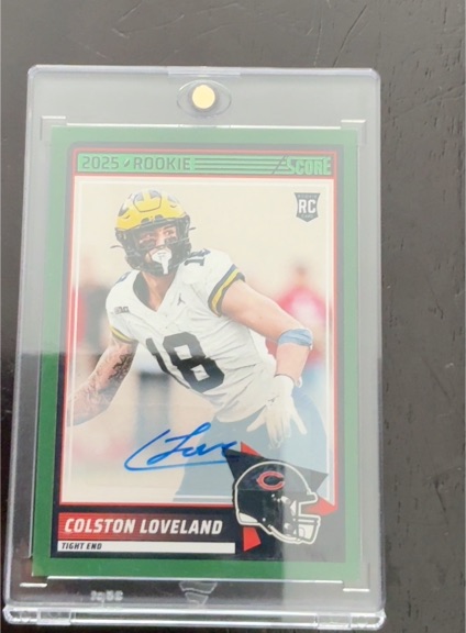 2025 Panini Score #31 Colston Loveland — front