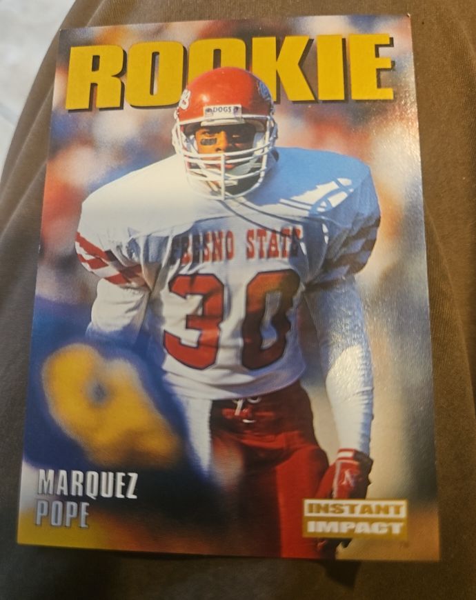 1992 SkyBox Impact #347 Marquez Pope Rookie — front