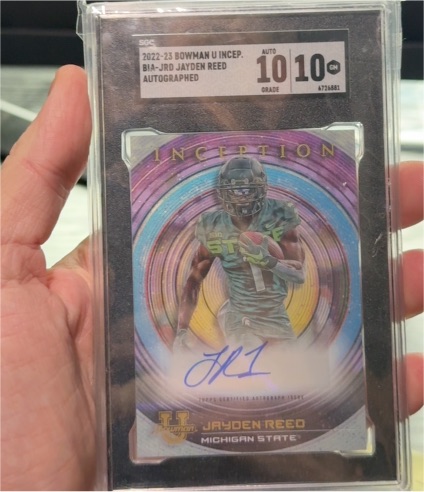 2022-23 Bowman U Inception #BIA-JRD Jayden Reed — front