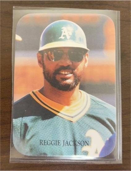 1987 Indiana Blue Sox Inc. Reggie Jackson — front