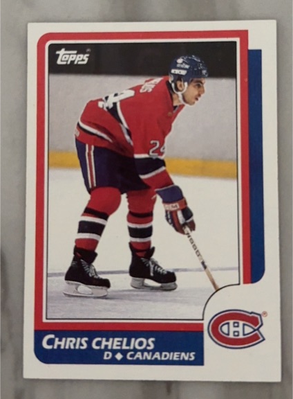 1986-87 O-Pee-Chee #171 Chris Chelios — front