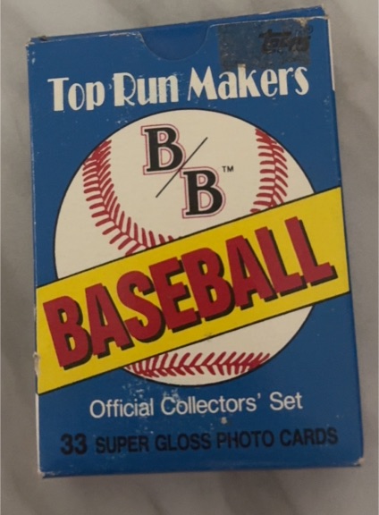 1987 Topps Top Run Makers Baseball 33 Super Gloss Cards Official Collectors Set — front