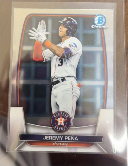 2023 Bowman Chrome #61 Jeremy Peña — front