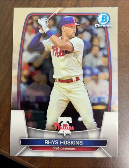 2023 Bowman Chrome #55 Rhys Hoskins — front