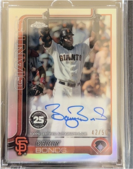 2025 Topps Chrome #NLF-BB Barry Bonds — front