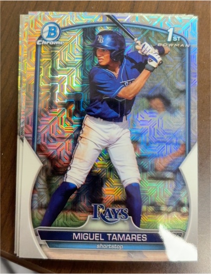 2023 Bowman Chrome #BCP-179 Miguel Tamares — front