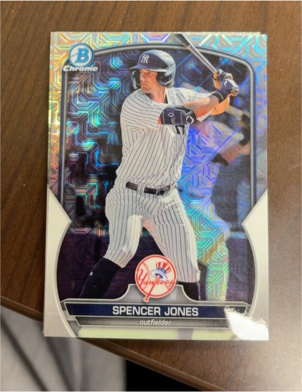 2023 Bowman Chrome Prospects #BCP-178 Spencer Jones — front