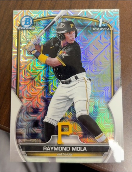 2023 Bowman Chrome #BCP-198 Raymond Mola — front