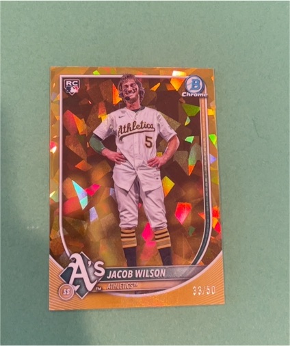 2025 Bowman Chrome #33 Jacob Wilson — front