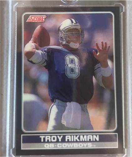 1990 Score Young Superstars #8 Troy Aikman — front