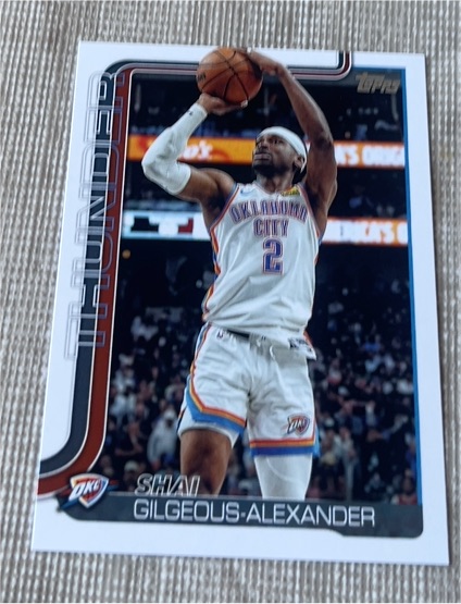 2025-26 Topps #115 Shai Gilgeous-Alexander — front