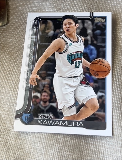 2025 Topps Basketball #188 Yuki Kawamura — front