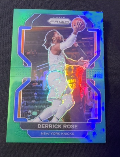 2021-22 Panini Prizm #82 Derrick Rose — front