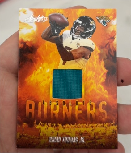 2025 Panini Absolute Burners #ABU-BTH Brian Thomas Jr. — front