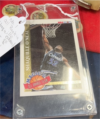 1992-93 NBA Hoops #1 Shaquille O'Neal Magic's All-Rookie Team — front