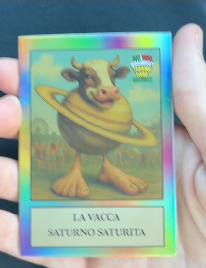 Italian Brainrot La Vacca Saturno Saturita — front