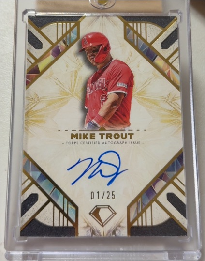 2025 Topps Diamond Icons #Mike Trout — front