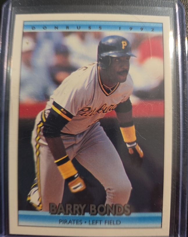 1992 Donruss #243 Barry Bonds Pittsburgh Pirates — front
