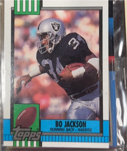 1990 Topps #285 Bo Jackson — front