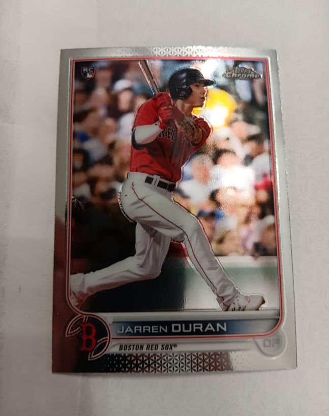 2022 Topps Chrome #113 Jarren Duran — front