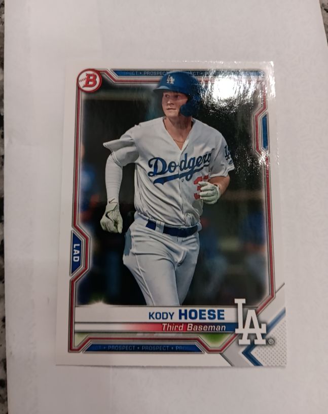 2021 Bowman Prospects #BP-39 Kody Hoese — front