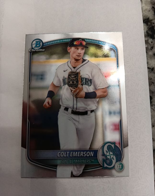2025 Bowman Chrome #BCP-17 Colt Emerson — front