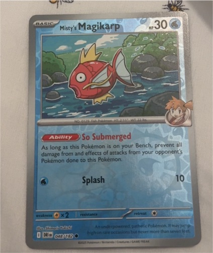 2021 Pokémon SV10: Destined Rivals #048 Misty's Magikarp — front
