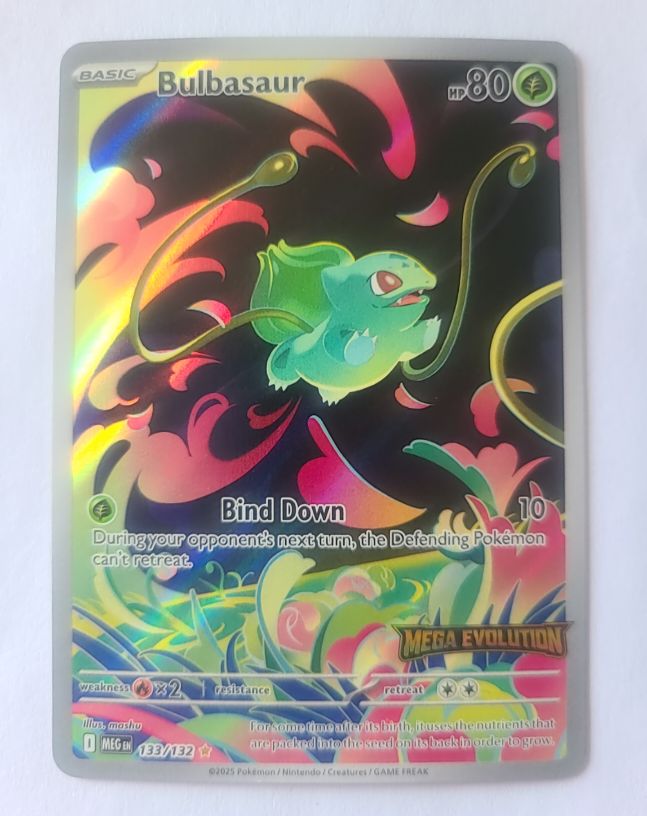 2025 Pokemon Mega Evolution #133 Bulbasaur — front