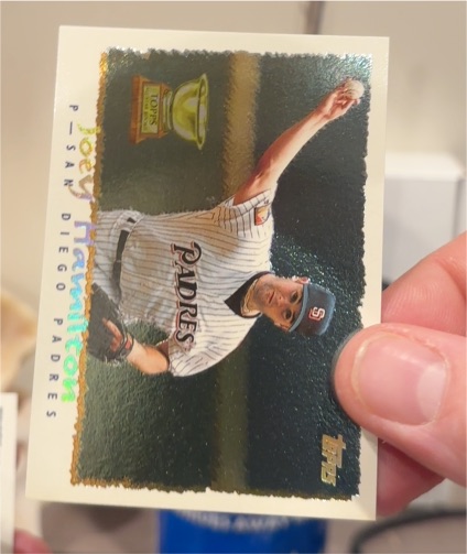 1995 Topps Series 1 Baseball #39 Joey Hamilton — front