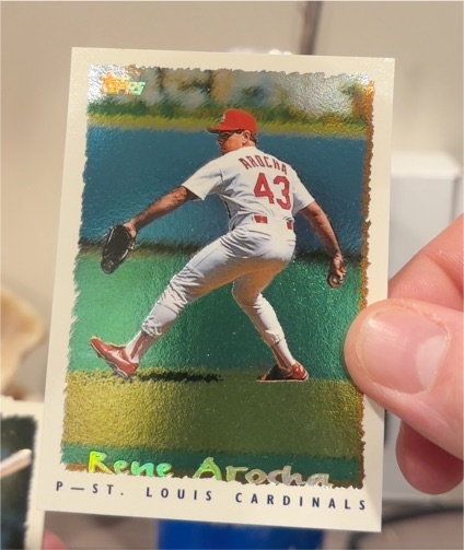 1995 Topps #24 Rene Arocha — front