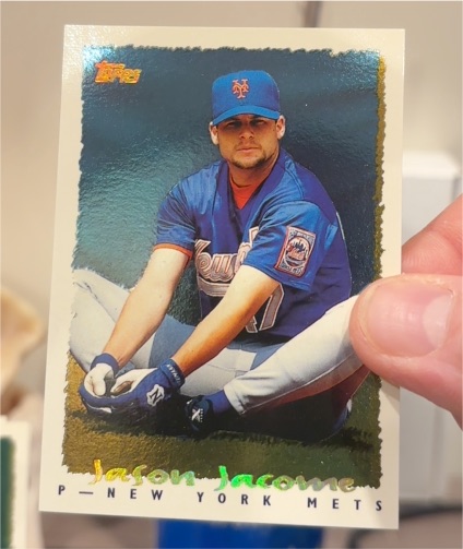 1995 Topps Cyberstats #183 Jason Jacome — front