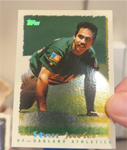1995 Topps #338 Stan Javier — front