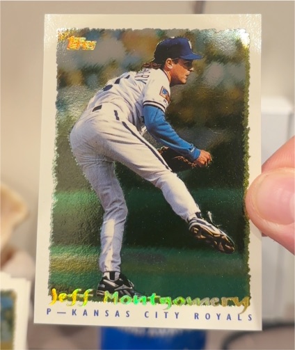 1995 Topps #119 Jeff Montgomery Kansas City Royals — front