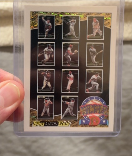 1993 Topps Black Gold #A Certified Winner — front
