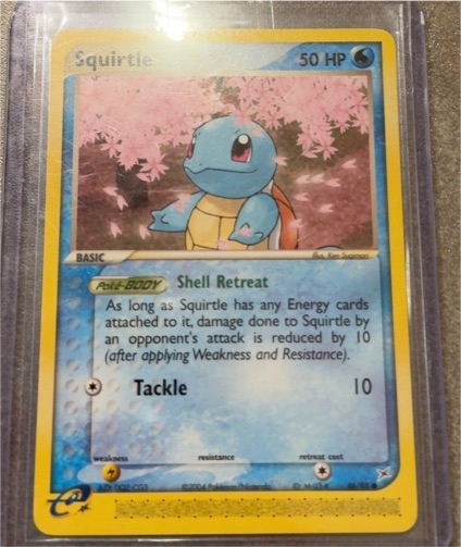 2004 EX Team Magma vs Team Aqua #46 Squirtle — front