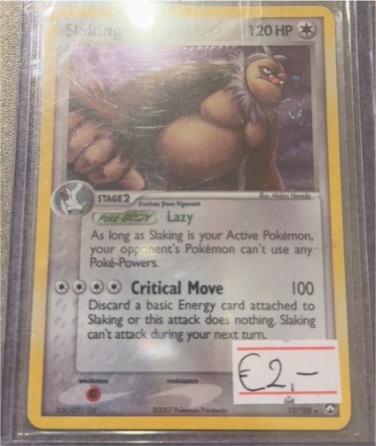 2007 Pokemon EX Power Keepers #13 Slaking — front