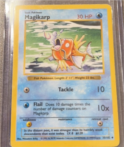 1999 Pokémon #35 Magikarp — front