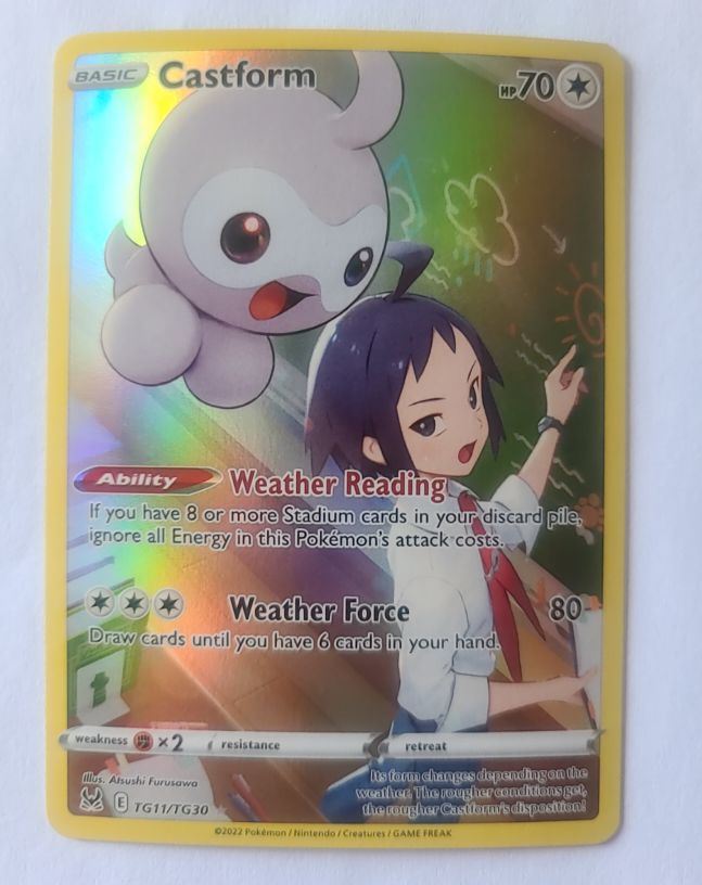 2022 Pokémon Lost Origin Trainer Gallery #TG11 Castform — front