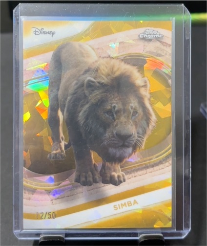 2025 Topps Chrome Disney #195 Simba — front