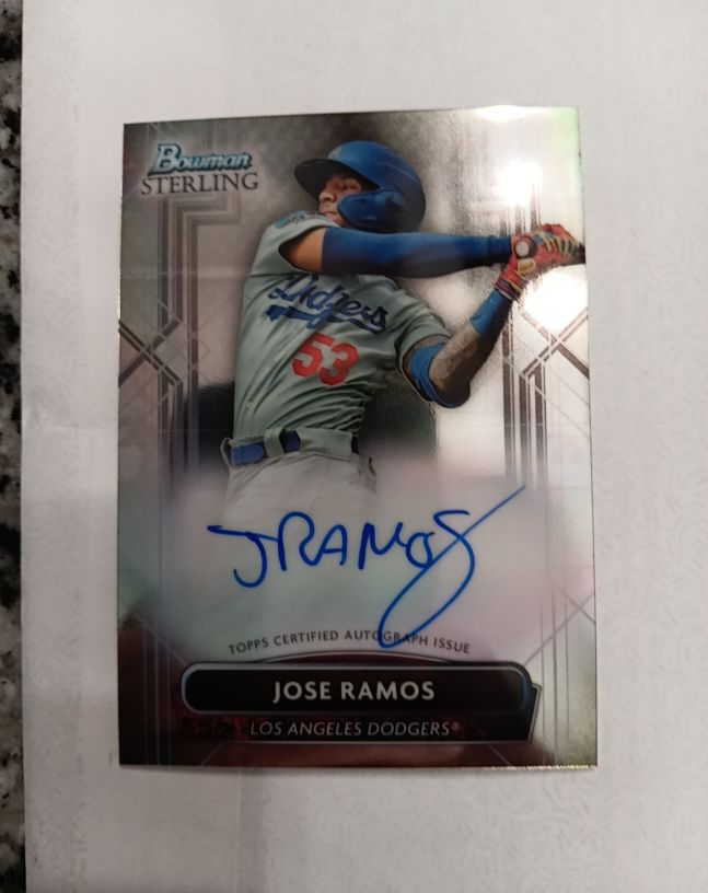 2022 Bowman Sterling #PA-JRS Jose Ramos Prospect Autographs — front