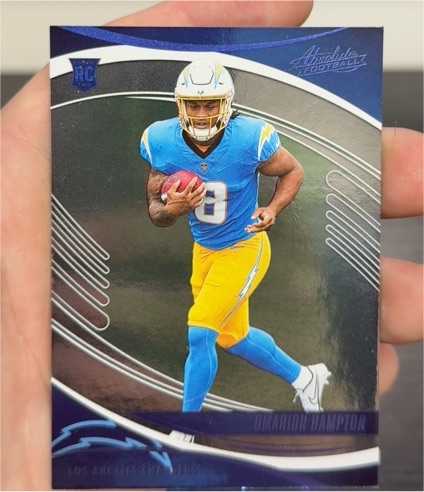 2025 Panini Absolute #166 Omarion Hampton — front