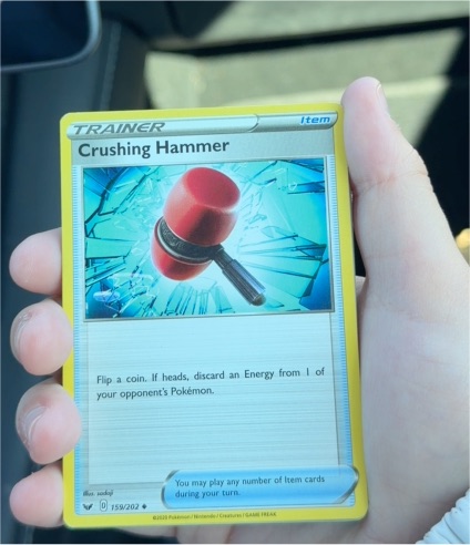 2023 Pokémon TCG Crown Zenith #125 Crushing Hammer — front