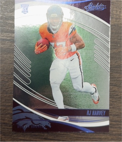2025 Panini Absolute #173 RJ Harvey — front