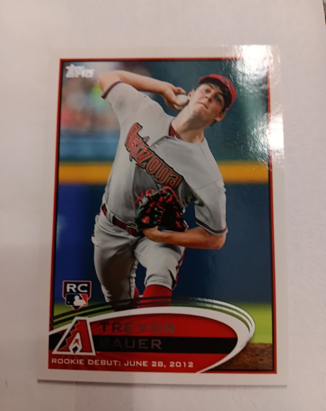 2012 Topps Update #US212 Trevor Bauer Rookie Debut — front