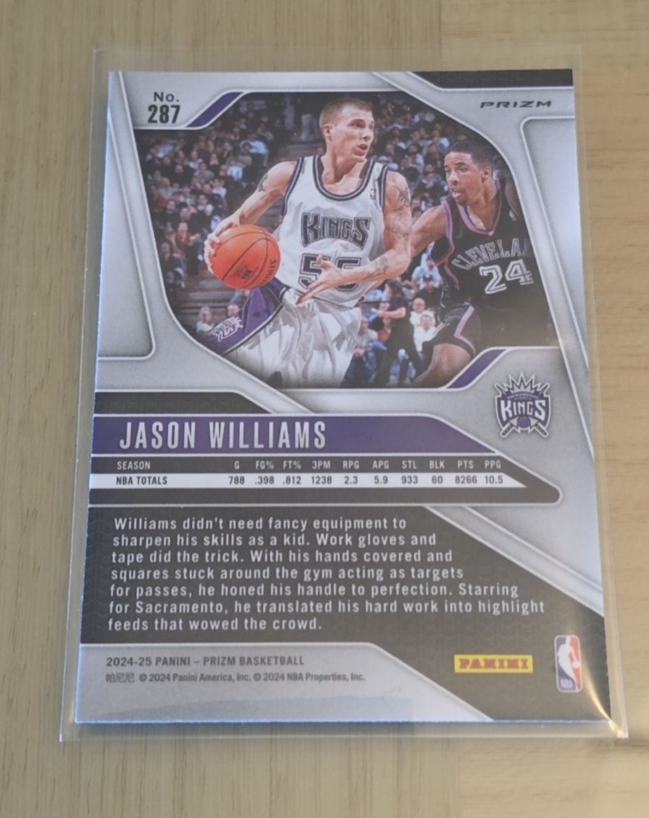 2024-25 Panini Prizm #287 Jason Williams — front