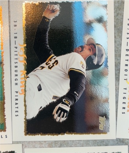 1995 Topps #501 Jeff King — front