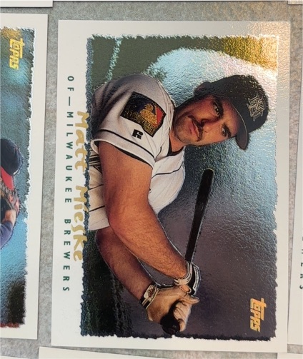 1995 Topps #64 Matt Mieske Milwaukee Brewers — front