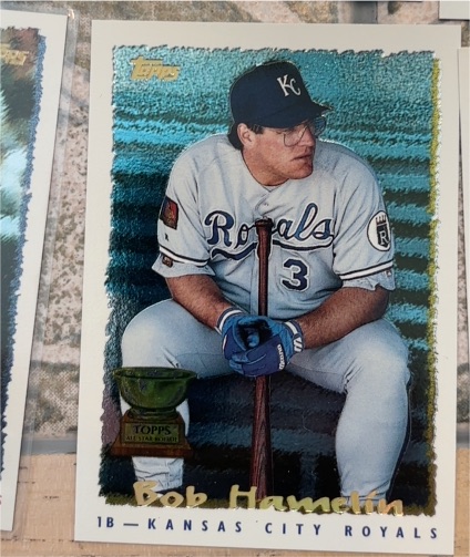 1995 Topps #143 Bob Hamelin — front